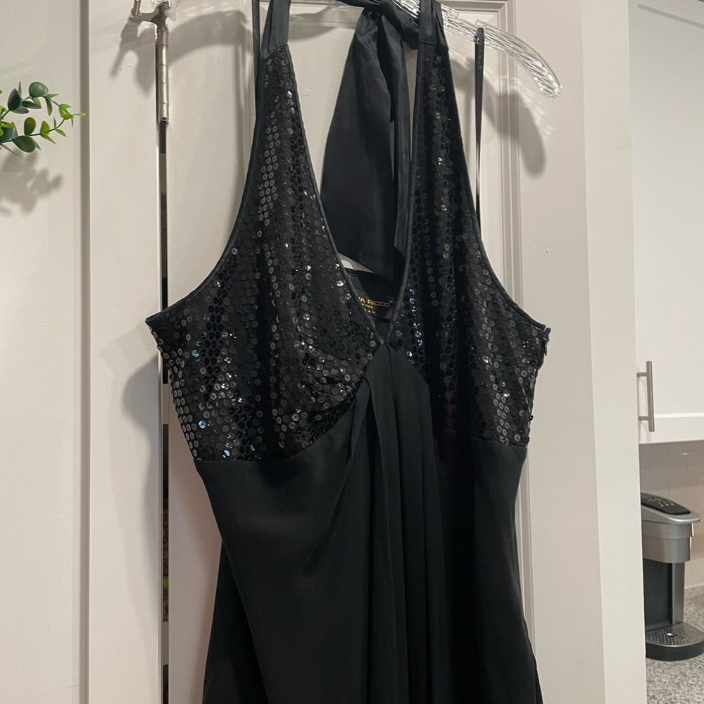 Donna Ricco Fancy Black Dress